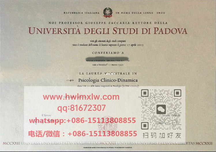 University of Pisa Bachelor Diploma Certificate